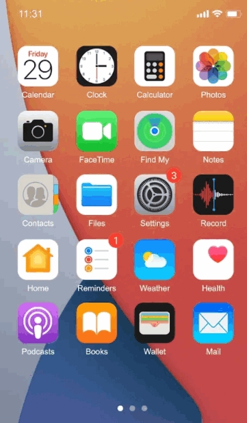 控制中心iOS 15软件