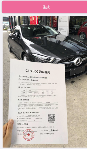 购车合同生成器