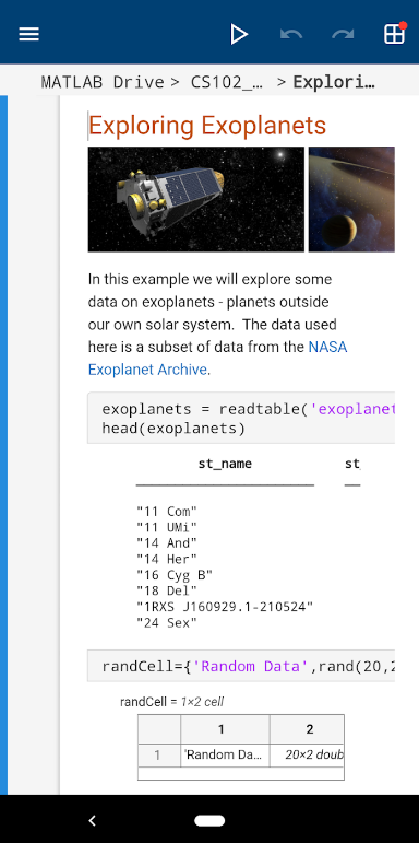matlab mobile软件