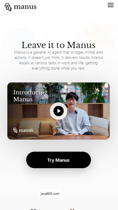 Manus ai